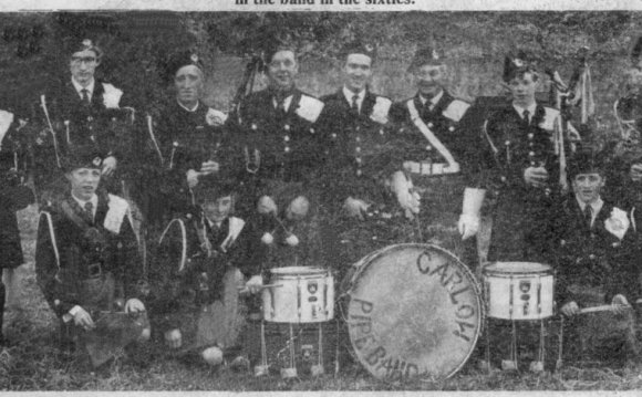 Carlow Pipe Band pictured in