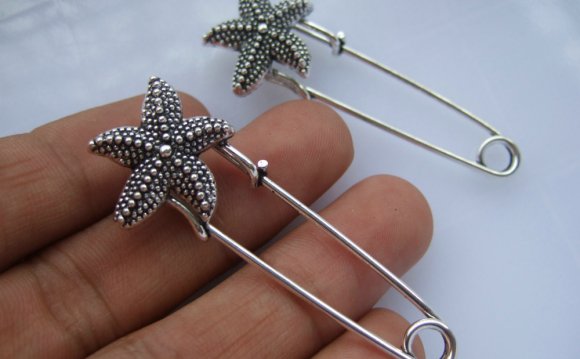 10pcs Metal Kilt Pin Large