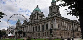 Belfast City Hall and Big Wheel
