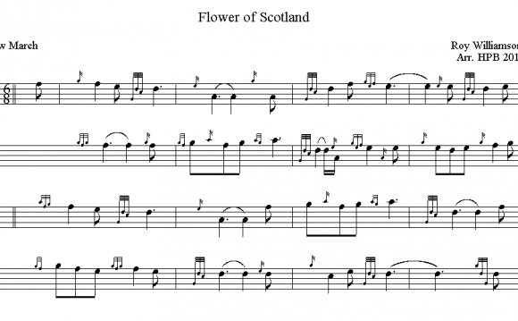 Flower of Scotland Bagpipe sheet music