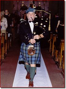 George Balderose at wedding ceremony