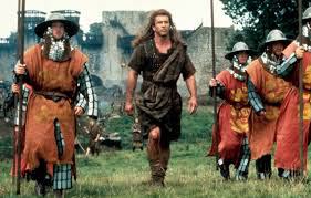 Gibson as Wallace in a good kilt