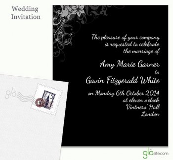 glosite e-mail wedding invites