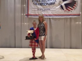 Highland dance champion