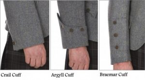 made-to-measure Tweed Jacket Cuff Styles
