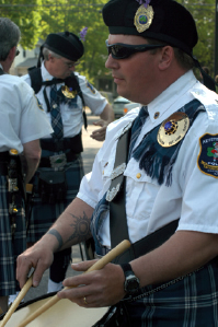 authorities Pipe Band Drummer