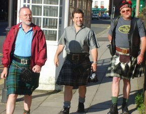 Scottish kilt buckle