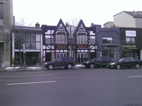 The Twisted Kilt is looks improbably like faux tudor pubs in England look.