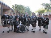 Bagpipe band music