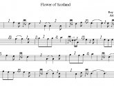 Flower of Scotland Bagpipe sheet music