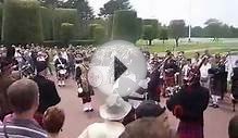 Amazing Grace - bagpipes at Normandy American Cemetery