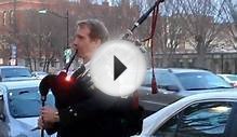 Bagpipe Music on Nassau St. Princeton, N. J.