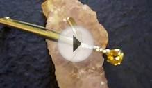 Handmade Silver Kilt Pin Set With Citrine, WTG Henderson