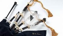 Peter Henderson PH5 Bagpipes With Machine Engraved Silver