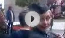 Richie McCaw playing Amazing grace on the Bagpipes at Air
