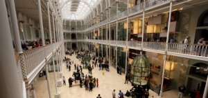 The Grand Gallery when you look at the National Museum of Scotland, Edinburgh