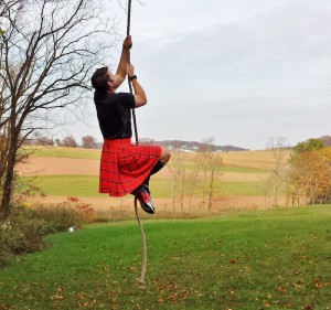 This kilt manages obstacles effortlessly