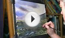 Quick Watercolour Impression of Scottish Highlands Part 1 of 2