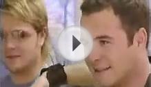 Westlife learning how to country dance