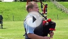 Young Scots Bagpiper Strathmore Highland Games Glamis